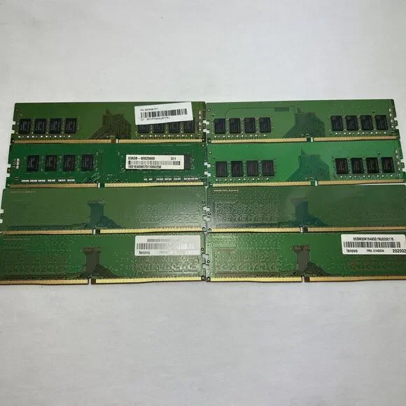 64GB (8X8GB) 1RX8 PC4 DDR4 PC Memory Ram Samsung SK Hynix